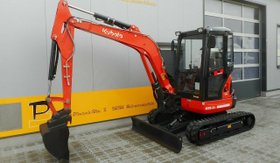 KUBOTA U35 MINIBAGGER 3,6 TONNEN NULLHECK BAGGER SCHWENKLÖFFEL