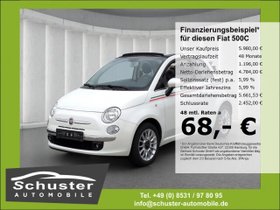 FIAT 500C Cabrio Lounge 1.2-AHK Klima PDC Bluetoo Alu