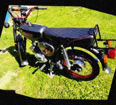Simson mit DDR Papiere Neuaufbau