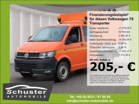 VW T6 Transporter DoKa Pritsche+Plane-AHK StandHzg