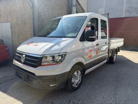 VW Crafter Pritsche 35 DOKA mittellang AHK Tempo.
