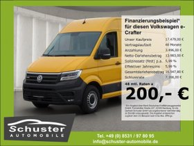VW e-Crafter MR+Hoch-LED Navi R-Kam Temp SHZ Regale