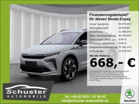 SKODA Enyaq RS 4x4-AHK Panodach 360°Kam CANTON Massage...