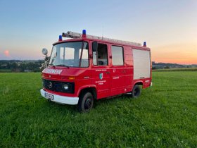 Mercedes L508D Feuerwehrfahrzeug, Oldtimer