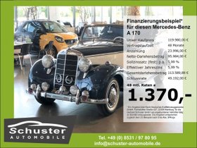 MERCEDES-BENZ A 170 S Cabriolet A- Leder Becker-Radio