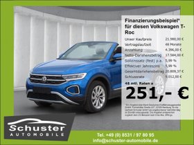 VW T-Roc Cabrio Style 1.5TSI-LED+ ACC Navi R-Kam