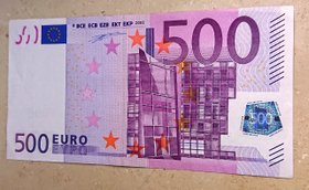 500 Euro Schein X Serie mit 0, einer der ersten, Wim Duisenberg, Druckfrisch, neu