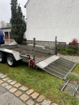 Baumaschinen Transport Anhänger