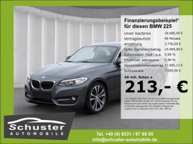 BMW 225 d Coupe Sport Line-Autom AHK Leder Harm/Kard...