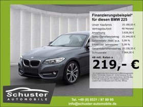 BMW 225 d Coupe Sport Line-Autom AHK Leder Harm/Kard...
