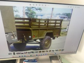 Anhänger US Army M 105A1 ohne Plane und ohne Papiere