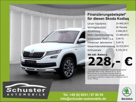 SKODA Kodiaq SCOUT 4x4 TDI-7-Sitze AHK StndHzg 360°Kam...