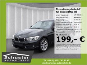 BMW 118 i Advantage-Autom LED Navi Tempo VKZ-Erk SHZ