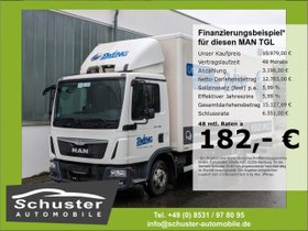 MAN TGL 7.180 4x2 Koffer+LBW-Komfort-Sitz Spurass