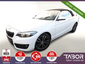BMW 218i Cabriolet Sport Line LED Nav SHZ PDC Temp
