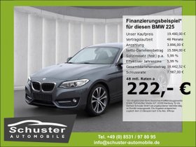 BMW 225 d Coupe Sport Line-Autom AHK Leder Harm/Kard...