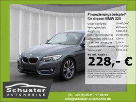 BMW 225 d Coupe Sport Line-Autom AHK Leder Harm/Kard...