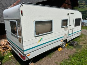 Abzugeben ist unser Knaus Wohnwagen, 500 TK, Eifelland Sunshine in sehr gepflegtem Zustand